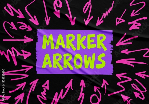 Transparent Marker Arrows Collection