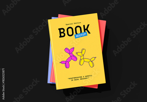 Stack of Books Mockup