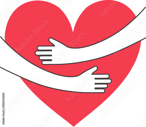 Hand drawn charity sign