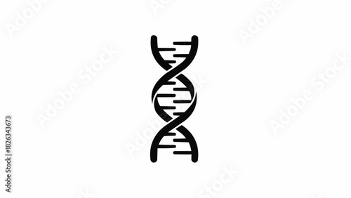 dna vertical on white