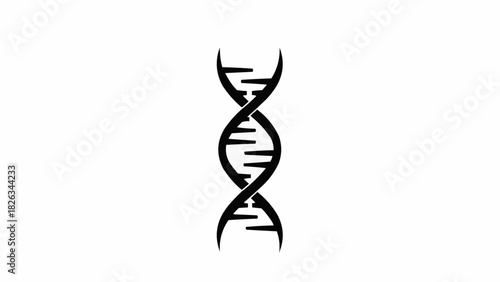vector illustration of a dna