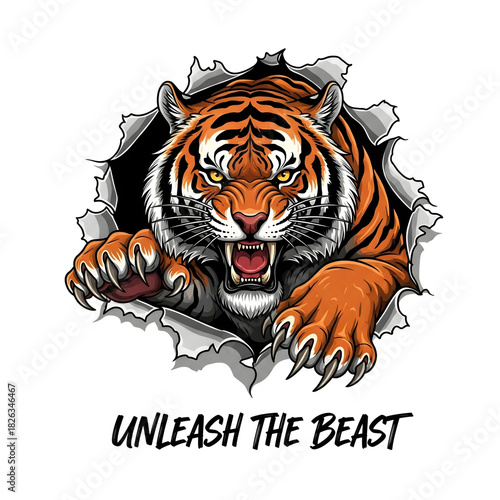 Tiger Rampage illustration