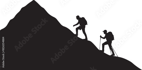 Mountain Wanderer Vector