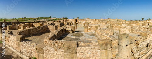 Archaeological Site of Uthina - Baths of the Fishing Angels Panorama