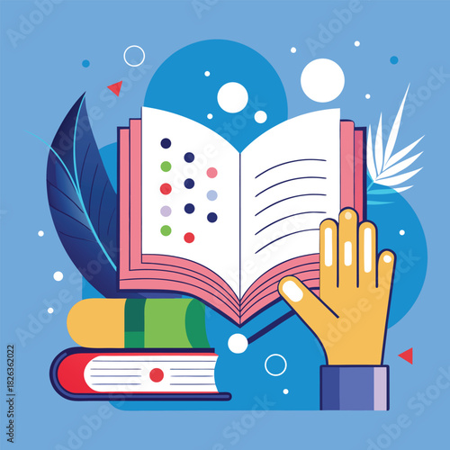 Accessible Education Braille Vector Symbol