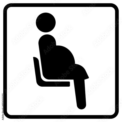 優先席　妊婦　イラスト
