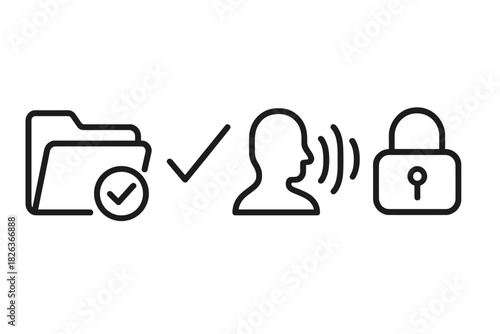 Biometric voice recognition security system for access and data protection