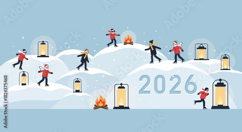 Get Ready for Winter Fun in 2026 Ice Skating Adventures with Friends by the Fire, a Festive Season for Joyful Gatherings and Snowy Celebrations