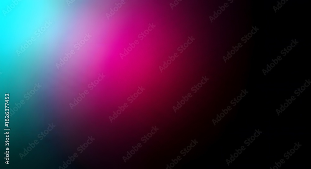 Obraz premium Abstract gradient background with vibrant pink and teal colors smooth blurred texture modern design