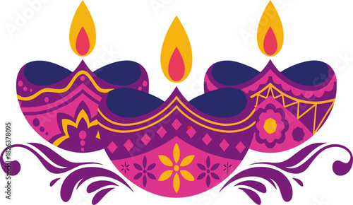 vector illustration of an abstract floral background