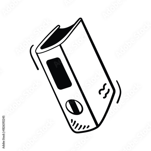 Take your hands on this amazing doodle style icon of file folder