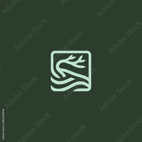 River and Root logo with flowing lines and natural harmony.