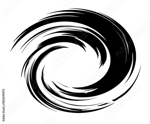 Aeolian whirls: dance wind weather | Clean, isolated vector art for creative projects.