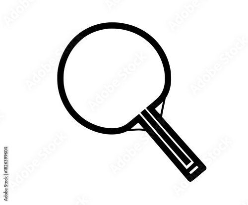 Search Perfect Ping Pong Paddle | Clean, isolated vector art for creative projects.