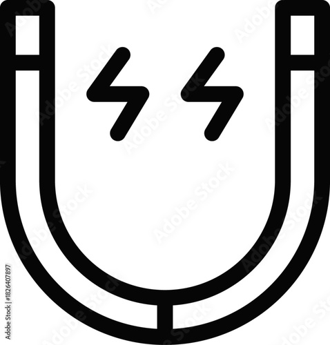 Magnetic Force Symbol for Physics Study