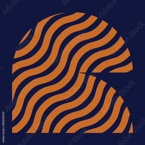 Wave art icon pack with matching colour background, 3000x3000px, Abstract Square Designs in Bold Color Variations, Minimalist Line Patterns for Creative Projects.