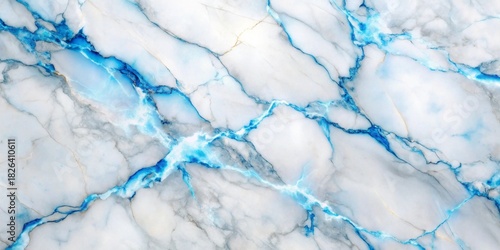 Stunning Abstract Blue and White Marble Texture Elegant Swirls and Veins for Design Projects