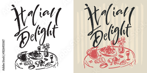 Hand drawn doodle lettering quote about cafe menu. Lettering for t-shirt design, mug print, bag print, clothes fashion. 100% hand drawn vector image.