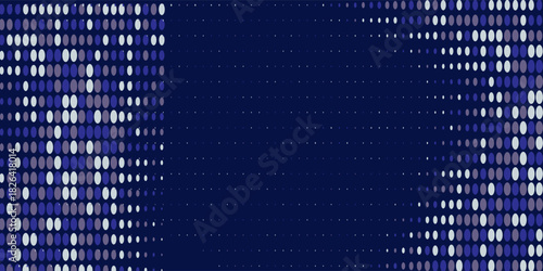 Dot white blue wave light screen gradient texture background. Abstract technology big data digital background. vector eps 10