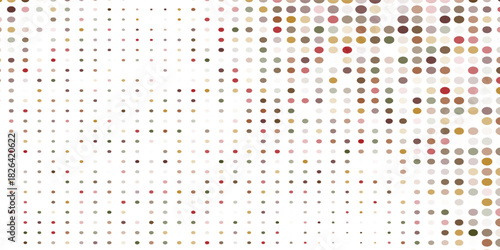 Light Blue, Green vector red banner with set of circles, dots. Donuts Background. Creative Design Template. Technological halftone illustration.