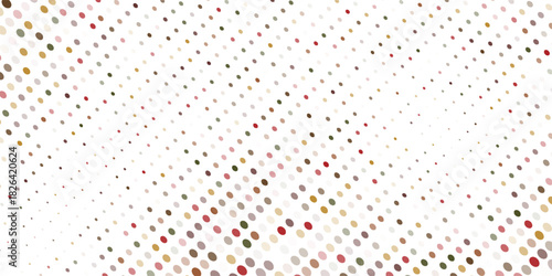 Light Blue, Green vector red banner with set of circles, dots. Donuts Background. Creative Design Template. Technological halftone illustration.