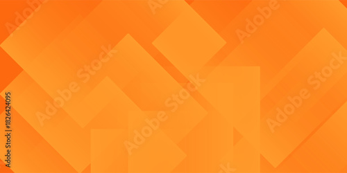 banner background. full color, orange gradation and effect geometry