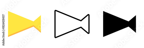 Minimal Megaphone Icon Set – Color, Outline and Solid Vector