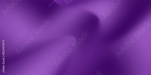 Light purple wave abstract background. Gradient. The surface texture of the fabric is firm. Dark colored background with space for design. Plum eggplant color
