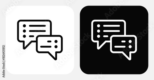 CRM Integration Dual Monochrome Icon Set