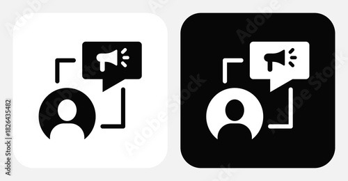 Contact Sync Dual Monochrome Icon Set