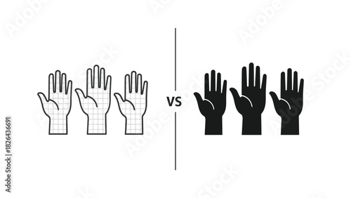 A collection of line icons representing success achievement goals and business growth concepts visually