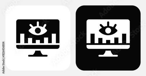 Data Analytics Dual Monochrome Icon Set