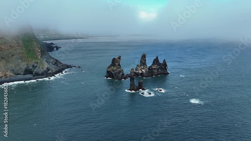 Rock Formations Rising from the Ocean