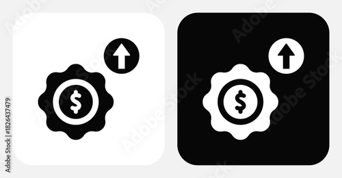 Deal Pipeline Dual Monochrome Icon Set