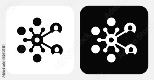 Goal Tracking Dual Monochrome Icon Set