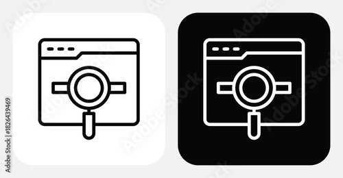 Activity Log Dual Monochrome Icon Set
