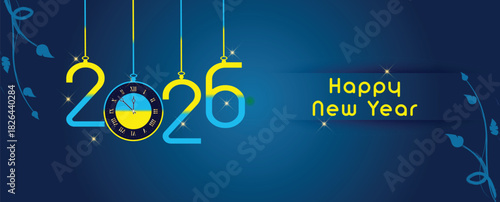 Happy New Year 2026, New Year template Pro Vector 2026