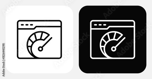 Lead Scoring Dual Monochrome Icon Set
