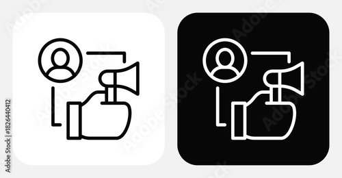 CRM API Dual Monochrome Icon Set