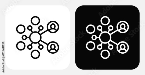 Goal Tracking Dual Monochrome Icon Set