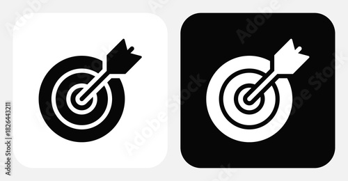 Target Dual Monochrome Icon Set