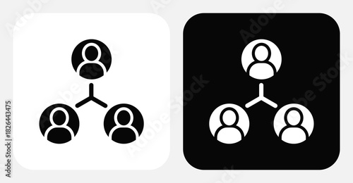 Network Dual Monochrome Icon Set