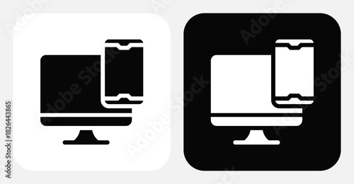 Responsive Design Dual Monochrome Icon Set