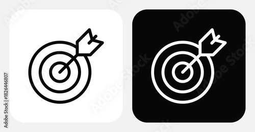 Target Dual Monochrome Icon Set