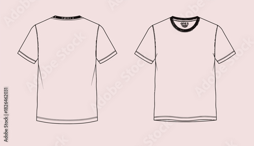vector illustration of t shirt