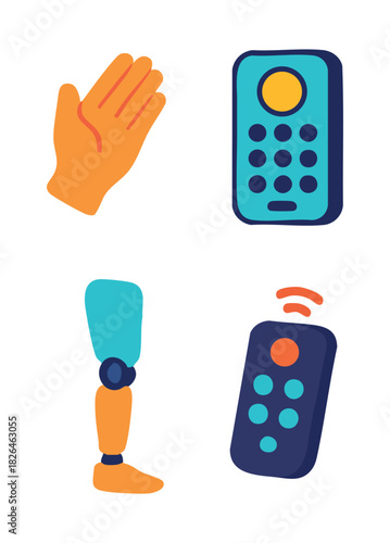 Yellow Computer Mouse with USB Connector and Cable technology