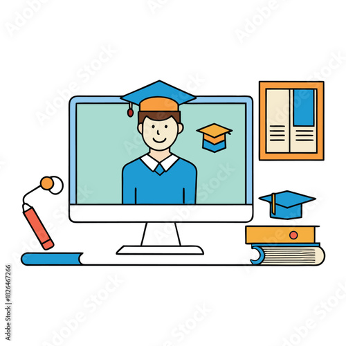 A software engineer concept featuring coding screens, digital tools, and abstract tech elements symbolizing innovation, problem-solving, and modern software development.”