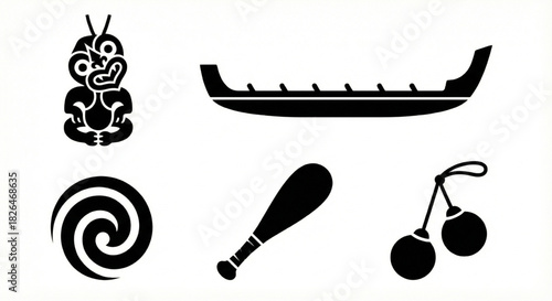Cultural Symbols of New Zealand Maori Art and Objects