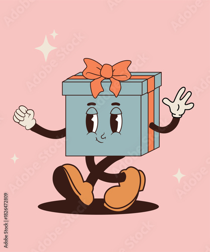 Illustration Present at Groove Style