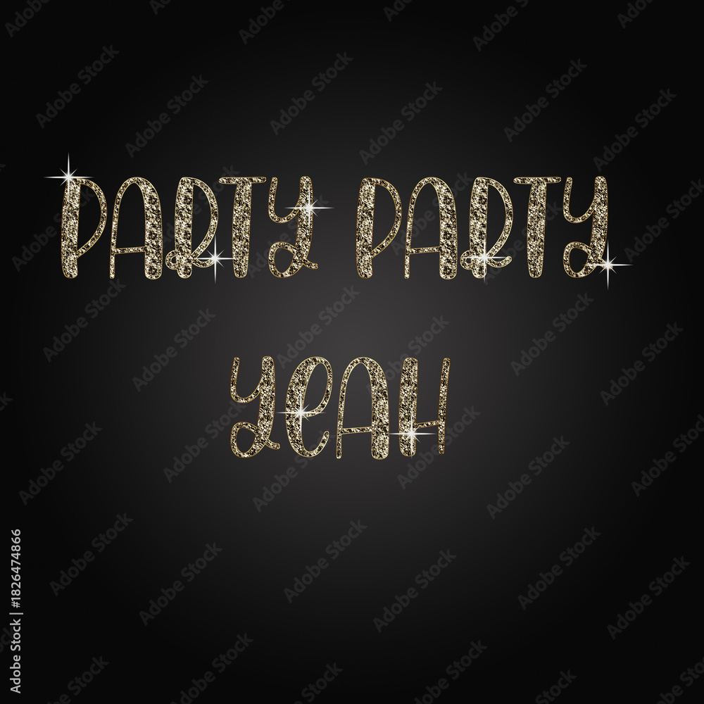 Obraz premium Text effect with shining background